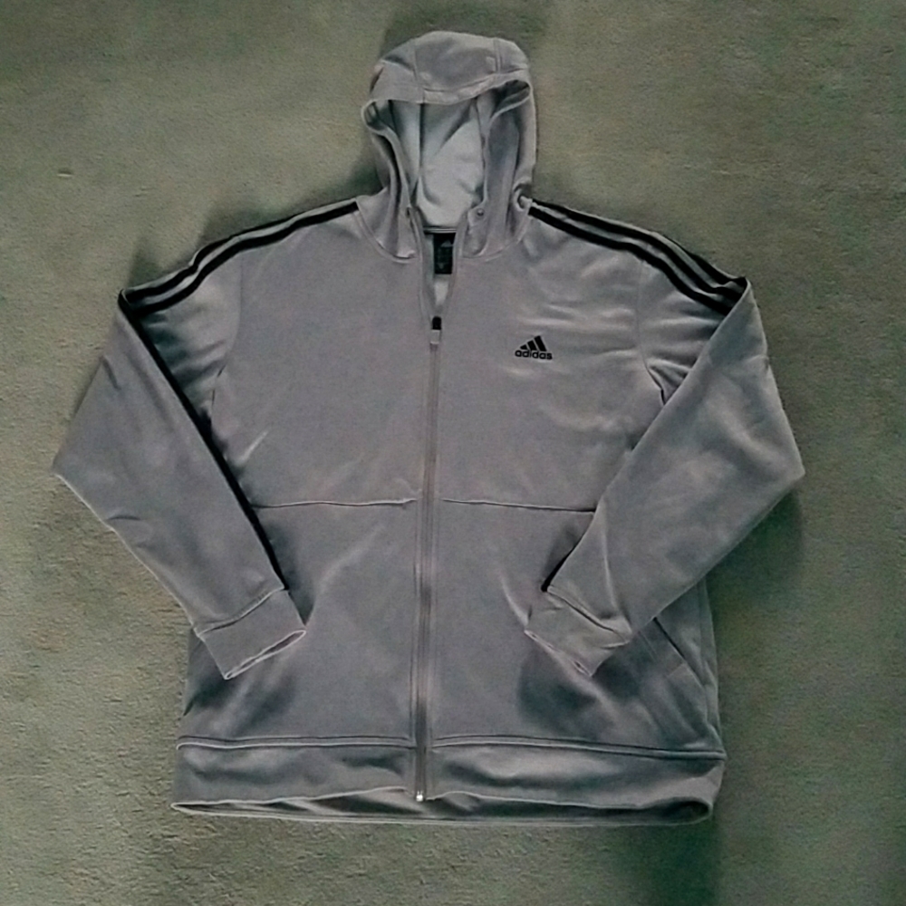Adidas zip up Hoodie L